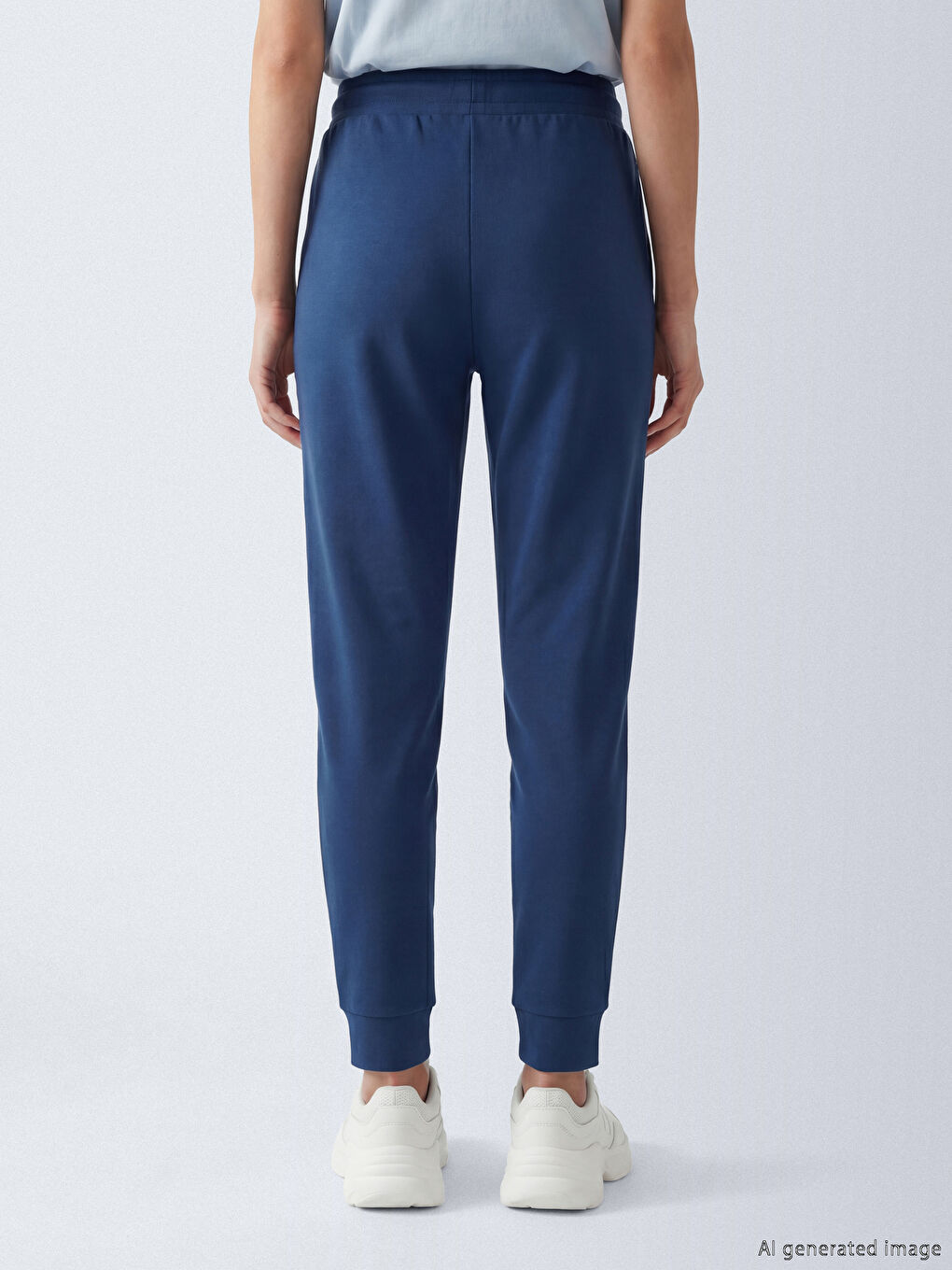 بنطال رياضي للنساء بخصر مرن-2