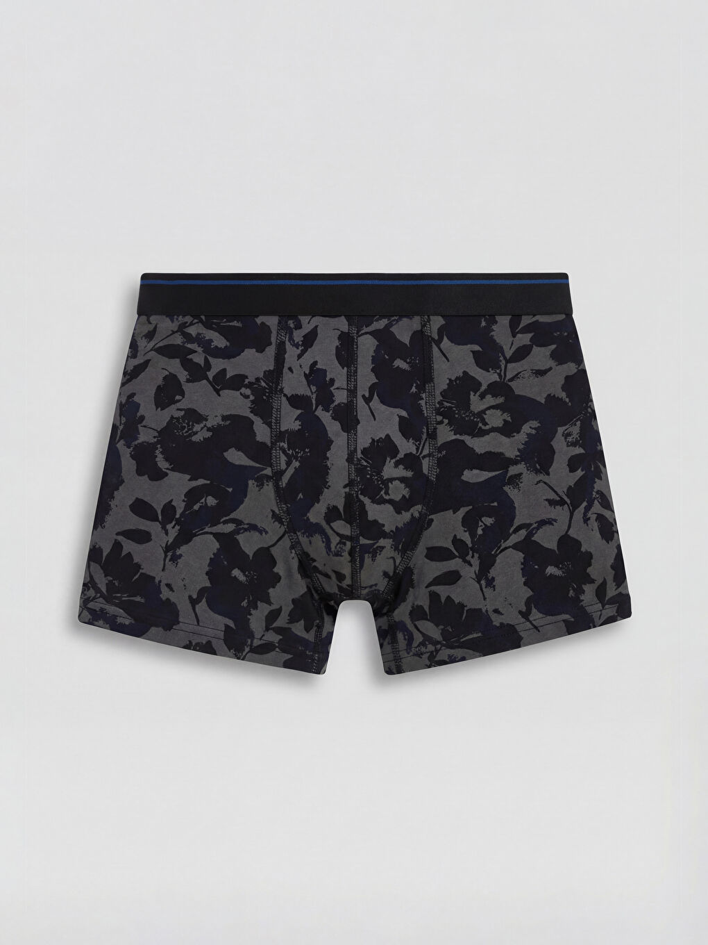 Siyah Pamuklu Esnek Erkek Boxer 3'lü-4