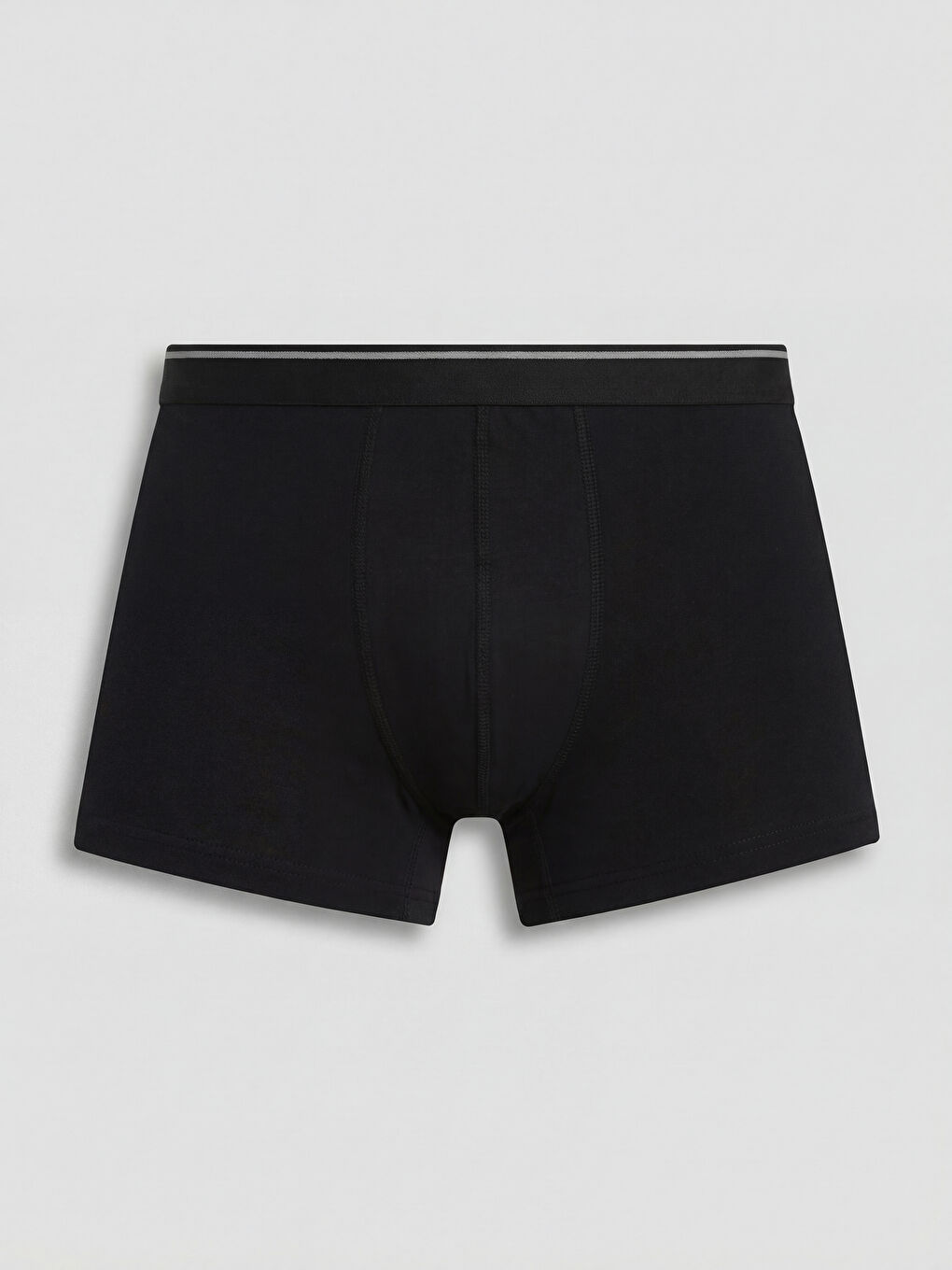 Antrasit Pamuklu Erkek Boxer 3'lü-1