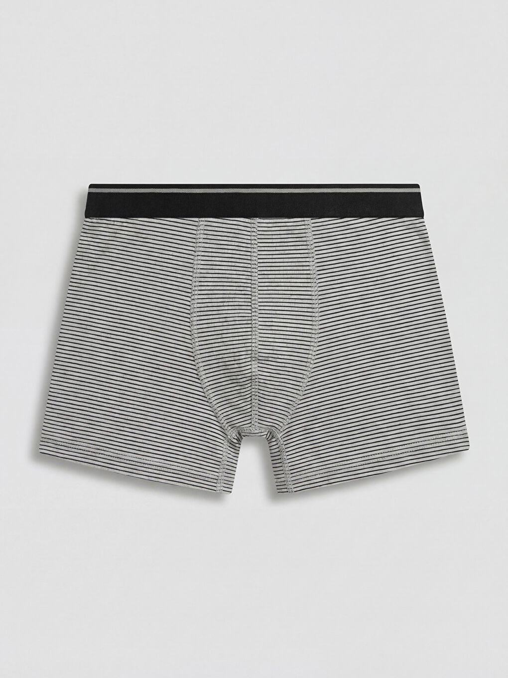 Antrasit Pamuklu Erkek Boxer 3'lü-4