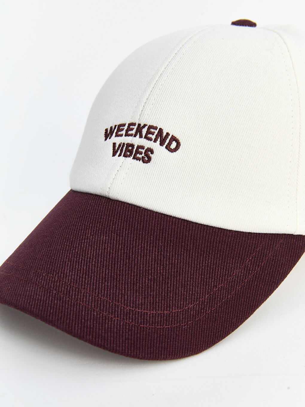 Woman ECRU Baseball Cap-1