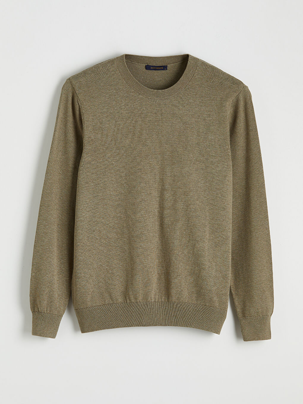 Haki Bisiklet Yaka Erkek Triko Kazak