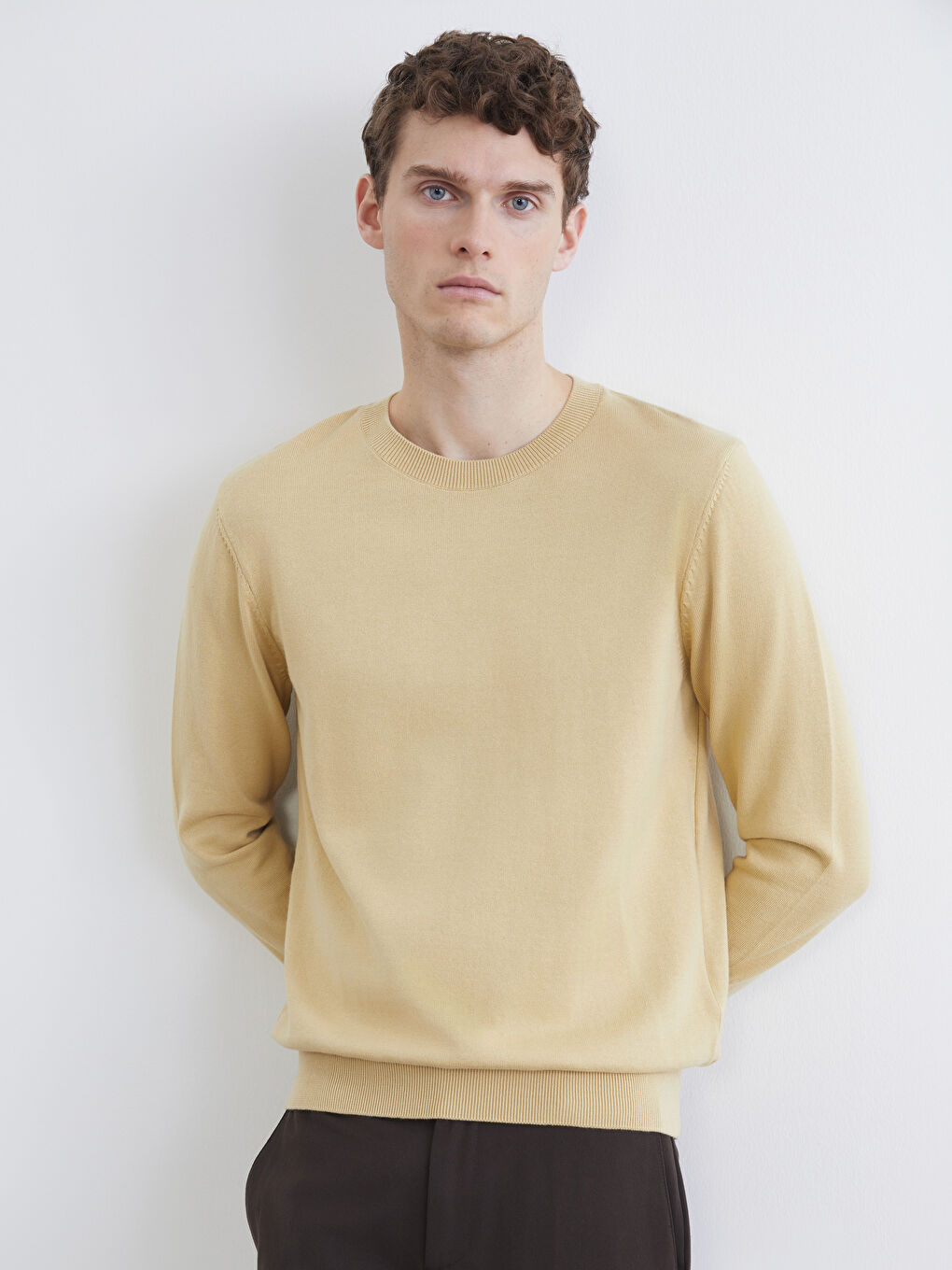 Men's Crew Neck Knit Sweater