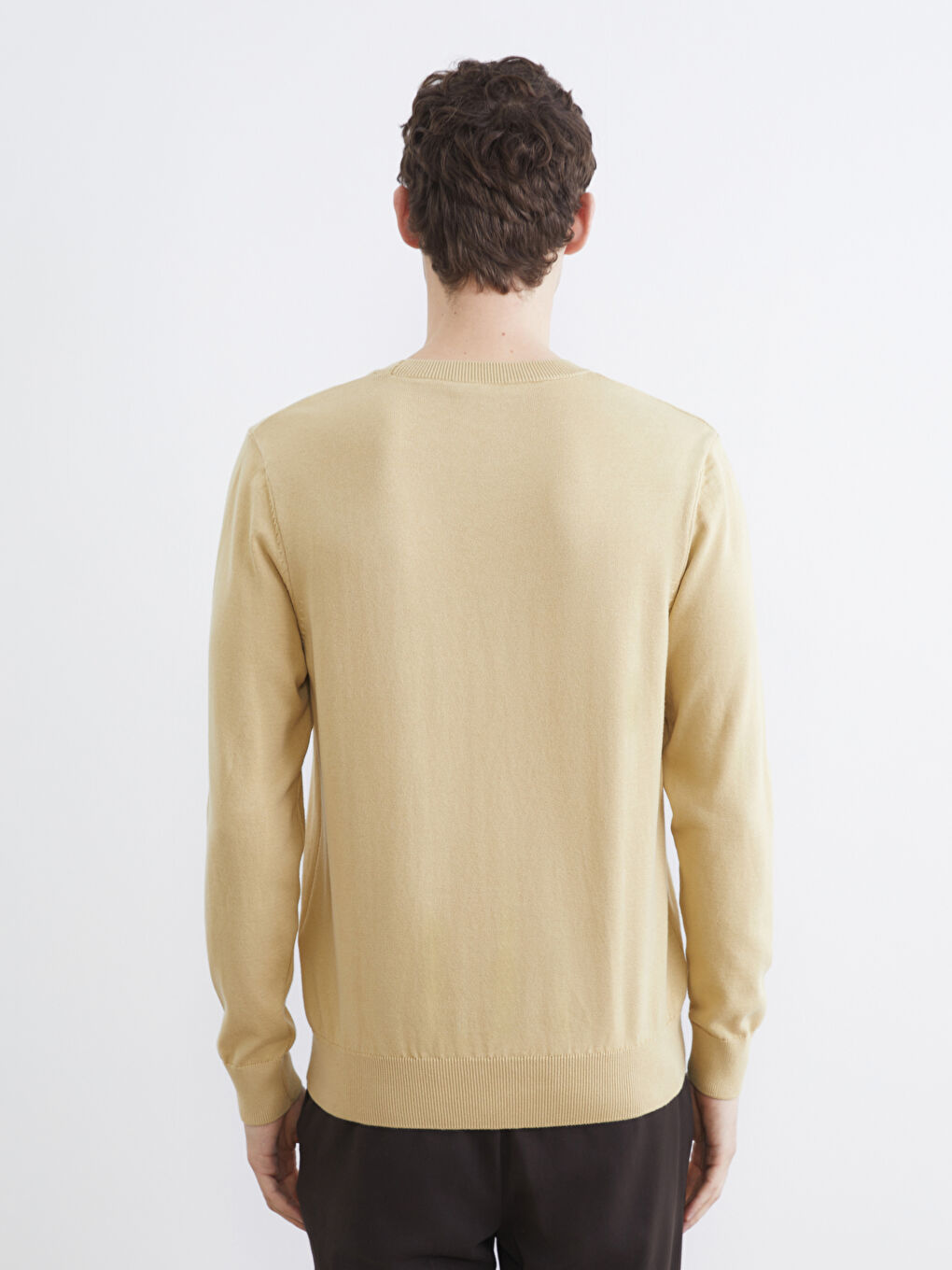 Men's Crew Neck Knit Sweater-3