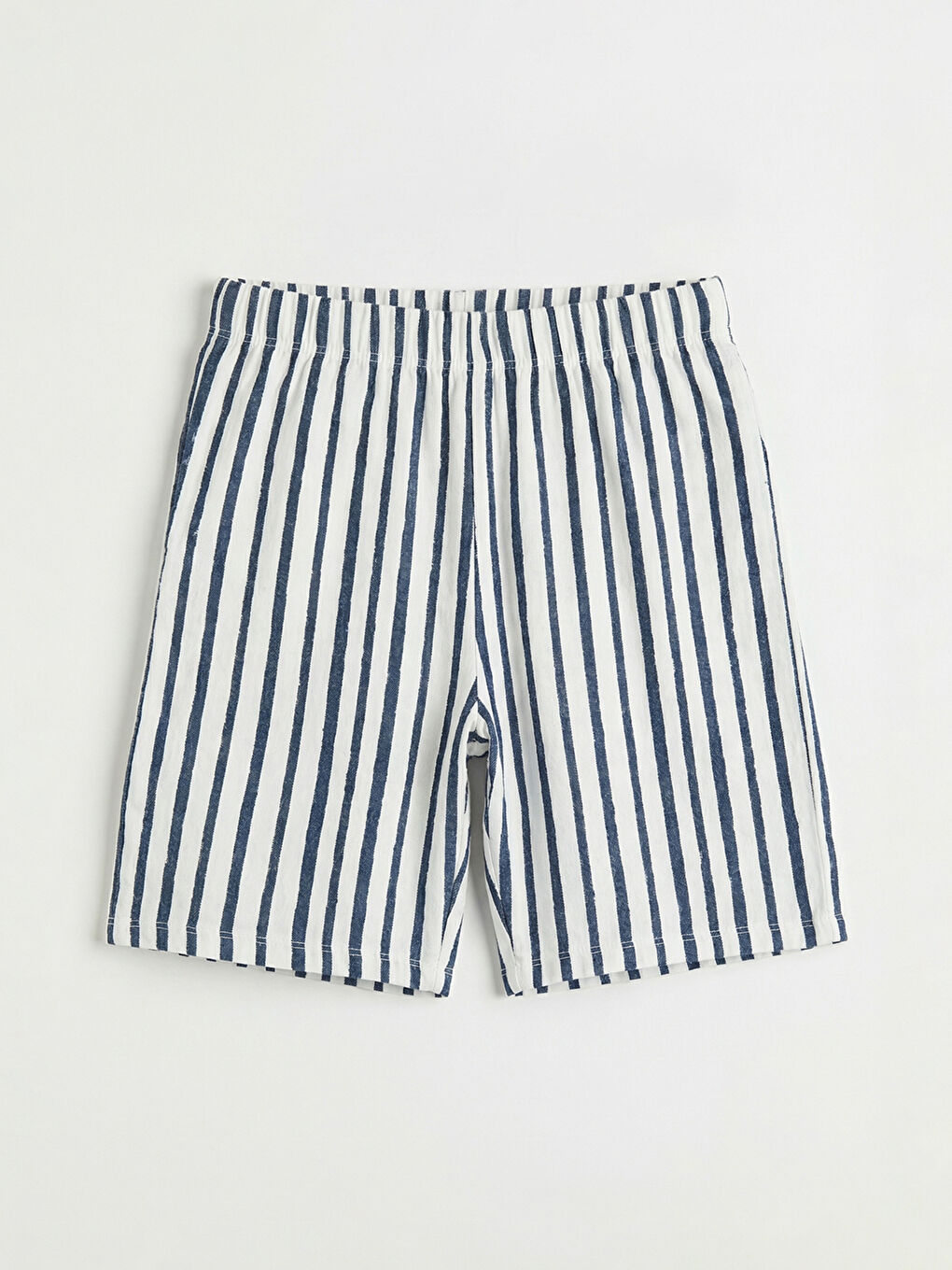 Beyaz Erkek Çocuk Şort Pijama Altı 2'li-1