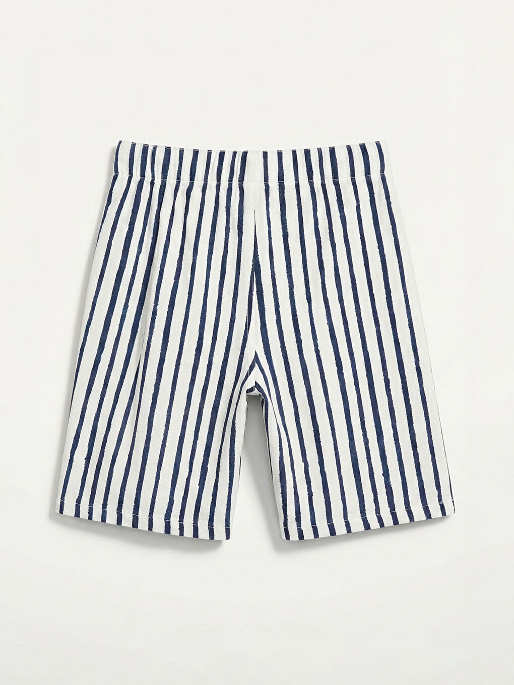 Beyaz Erkek Çocuk Şort Pijama Altı 2'li-2