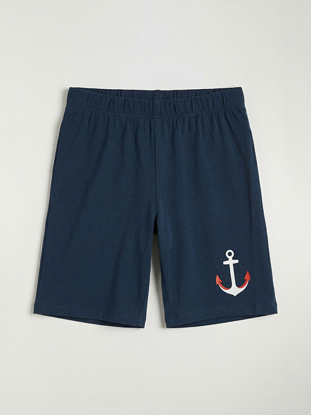 Beyaz Erkek Çocuk Şort Pijama Altı 2'li-3