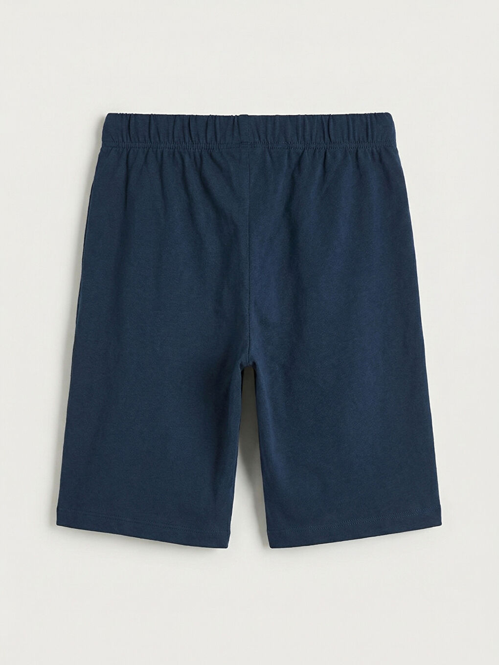 Beyaz Erkek Çocuk Şort Pijama Altı 2'li-4