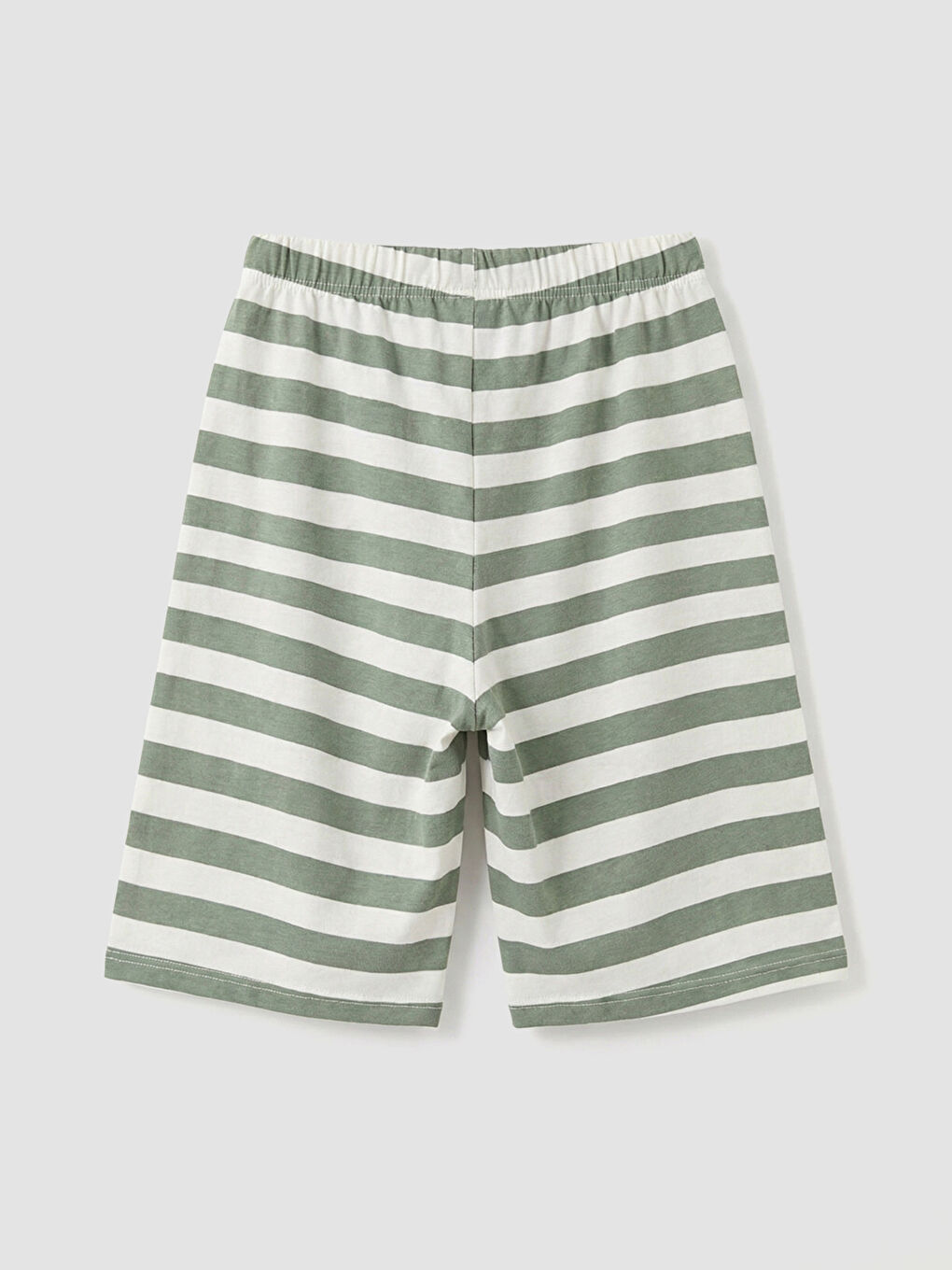 Beyaz Erkek Çocuk Pijama Şort 2'li-2