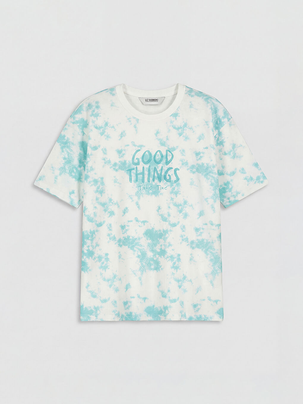 طقم أولادي مطبوع بنمط تاي داي-1