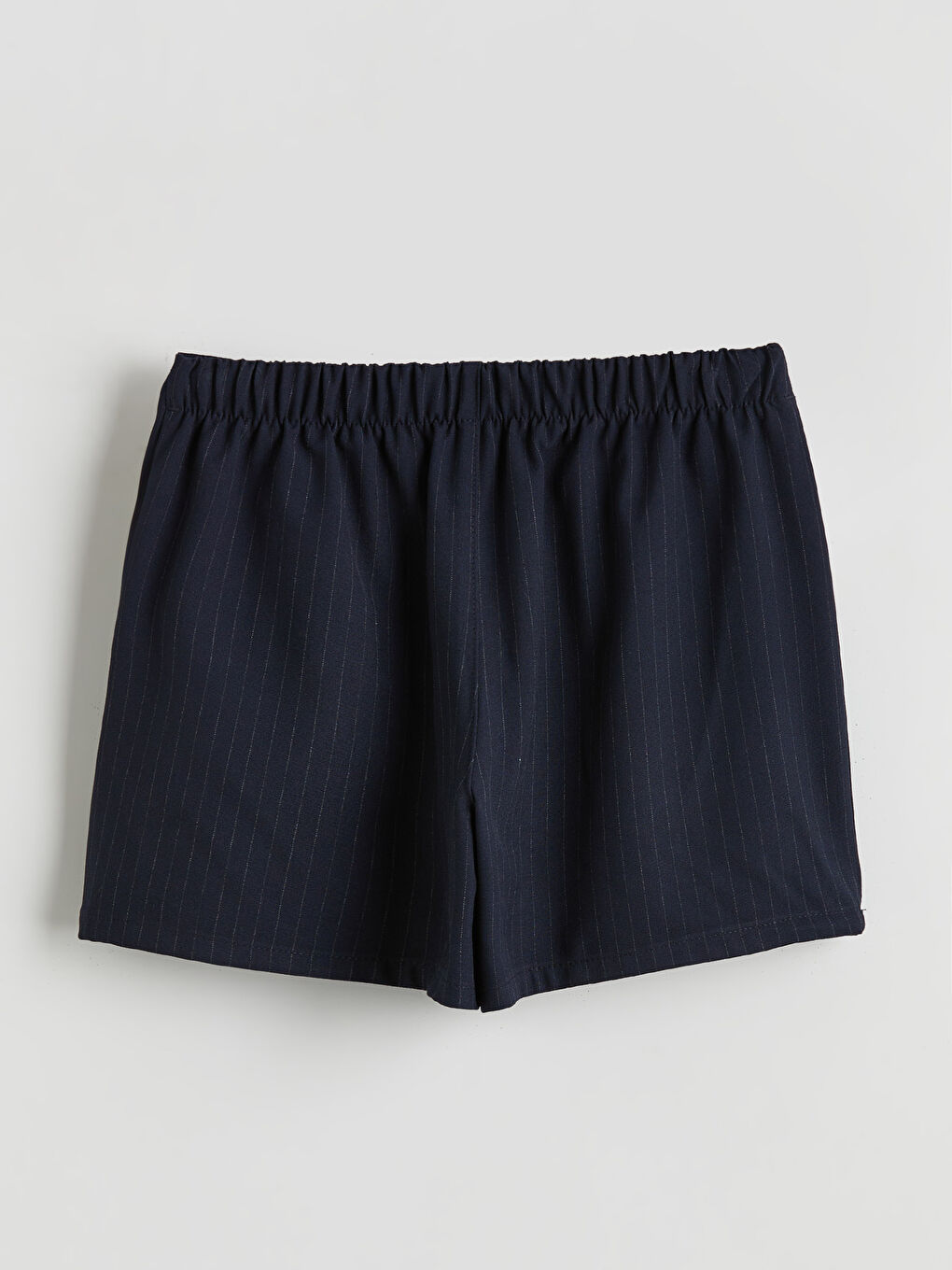 Lacivert Fiyonk Detaylı Kız Çocuk Şort Etek-1