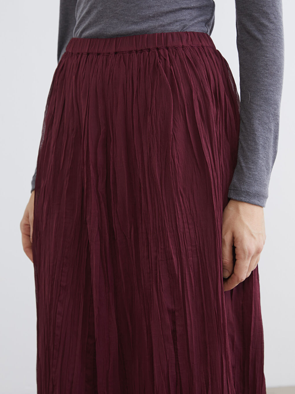 Woman BORDEAUX Skirt-2