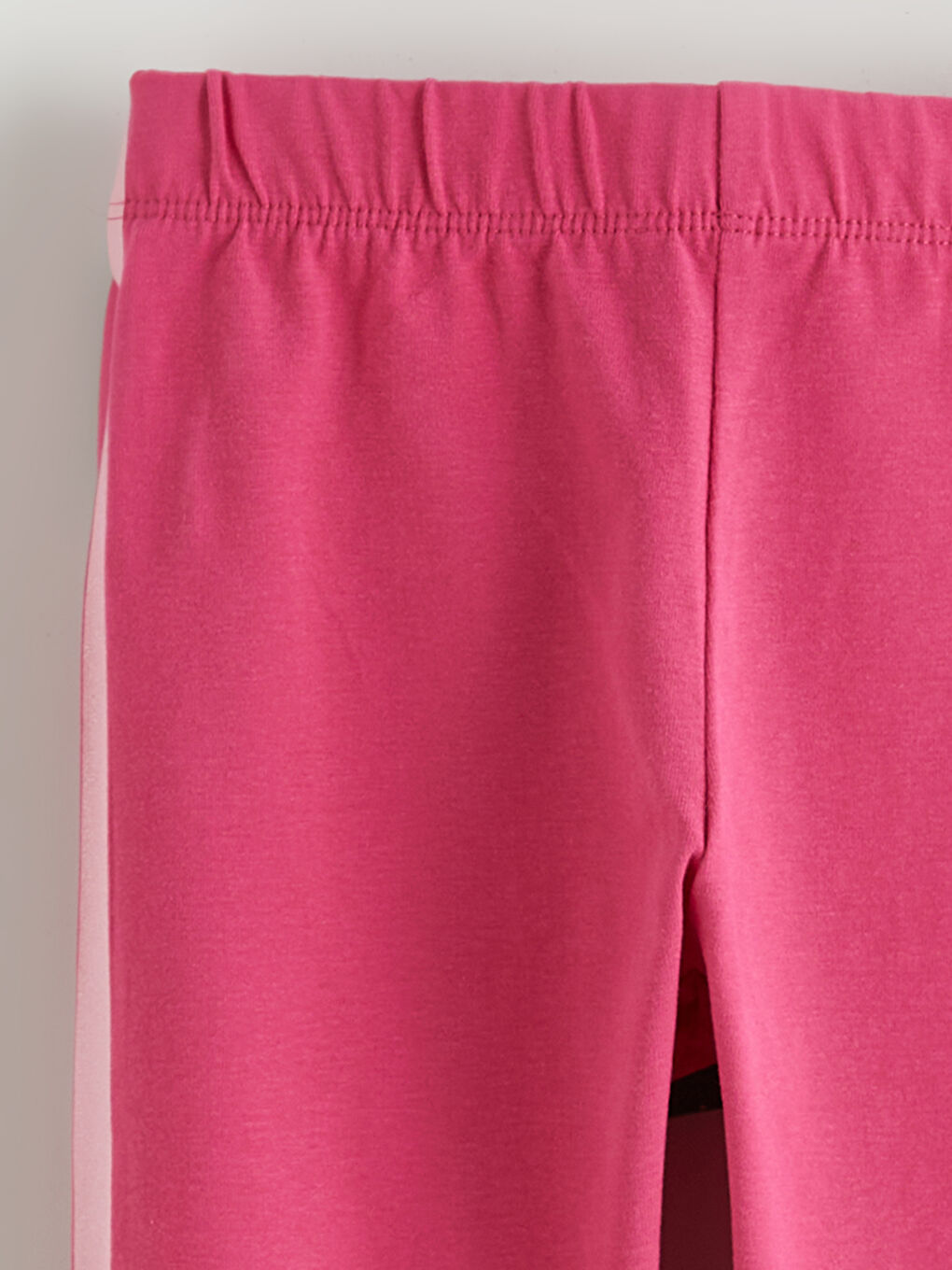 Pembe Şerit Detaylı Kız Çocuk Tayt-2