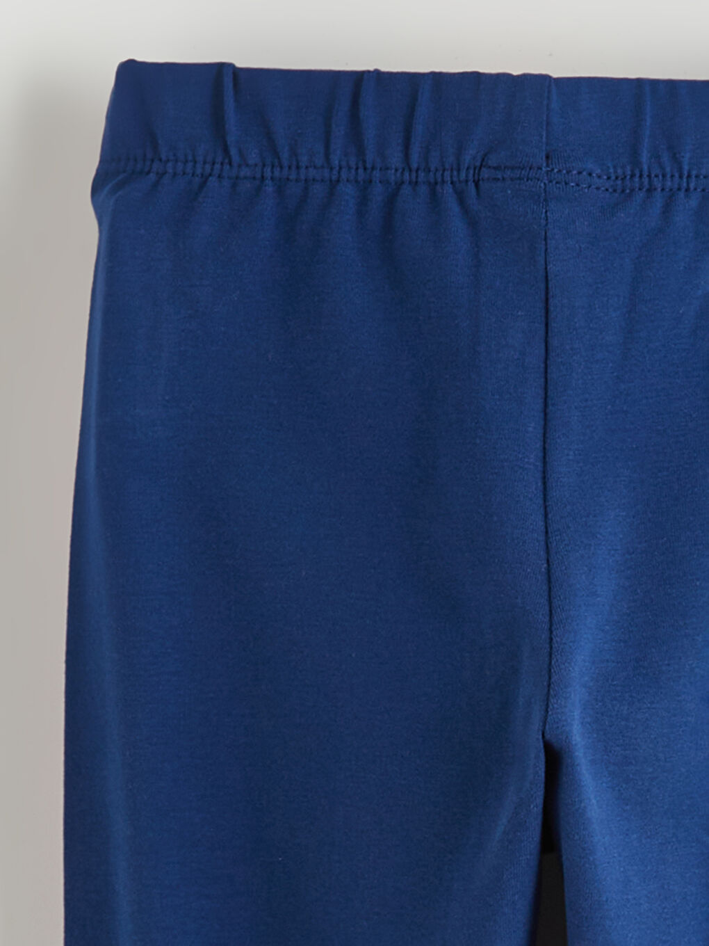 Lacivert Beli Lastikli Kız Çocuk Tayt 2'li-2