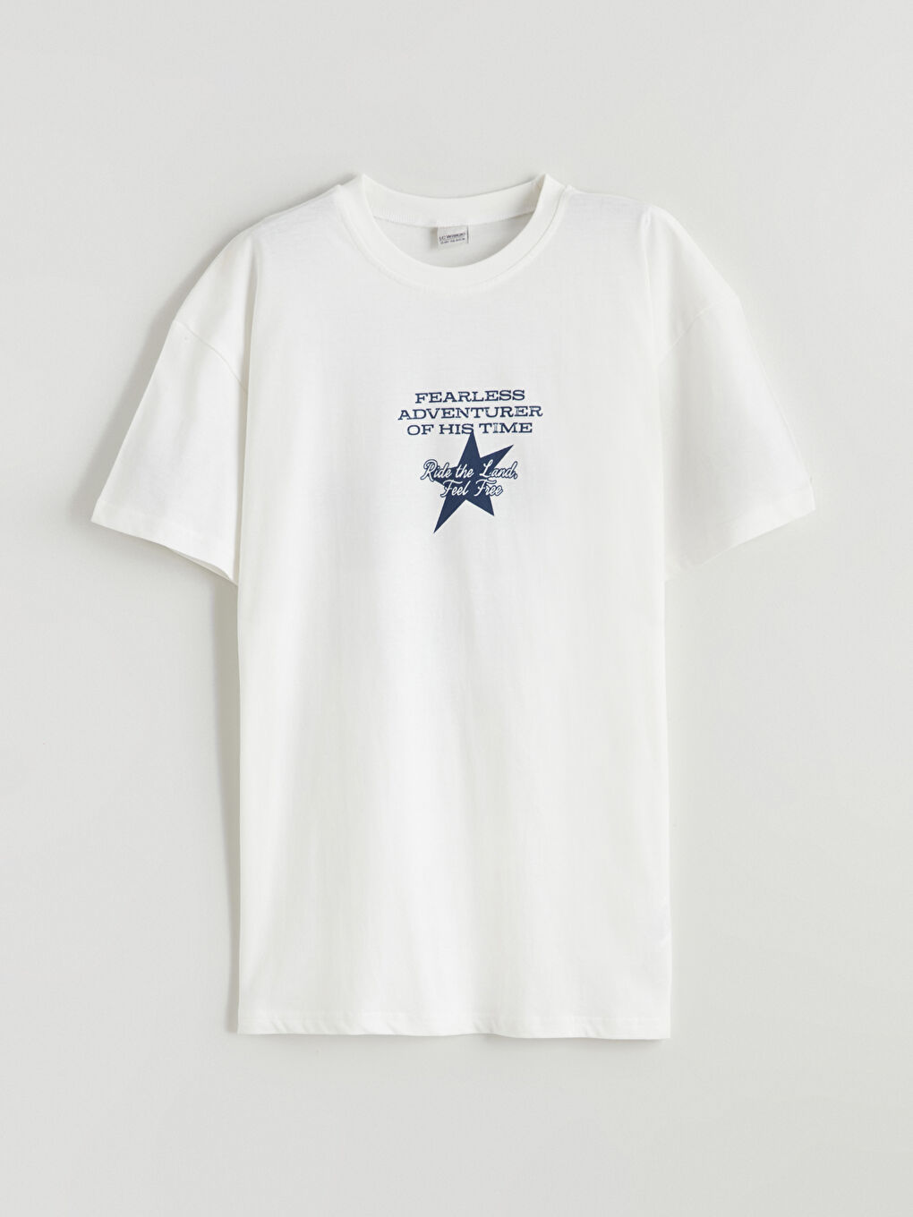 Crew Neck California Printed Boys' T-Shirt-1