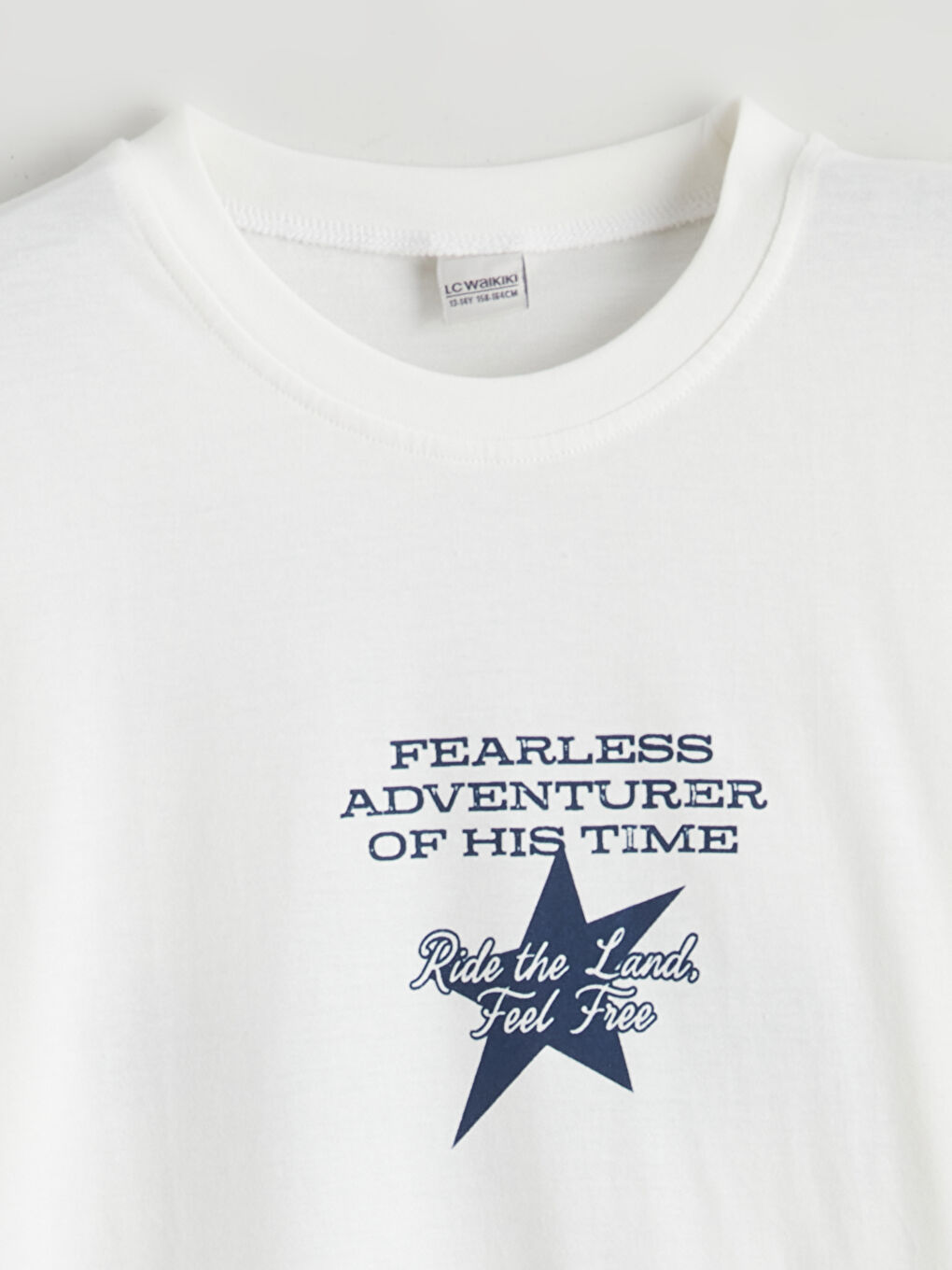 Crew Neck California Printed Boys' T-Shirt-2