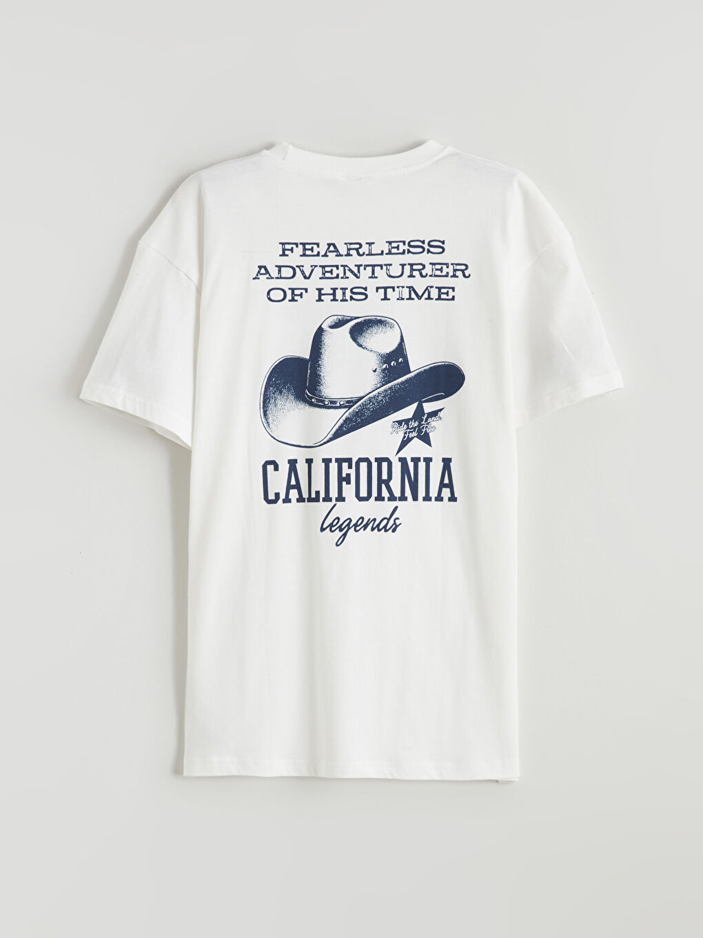 Crew Neck California Printed Boys' T-Shirt-3