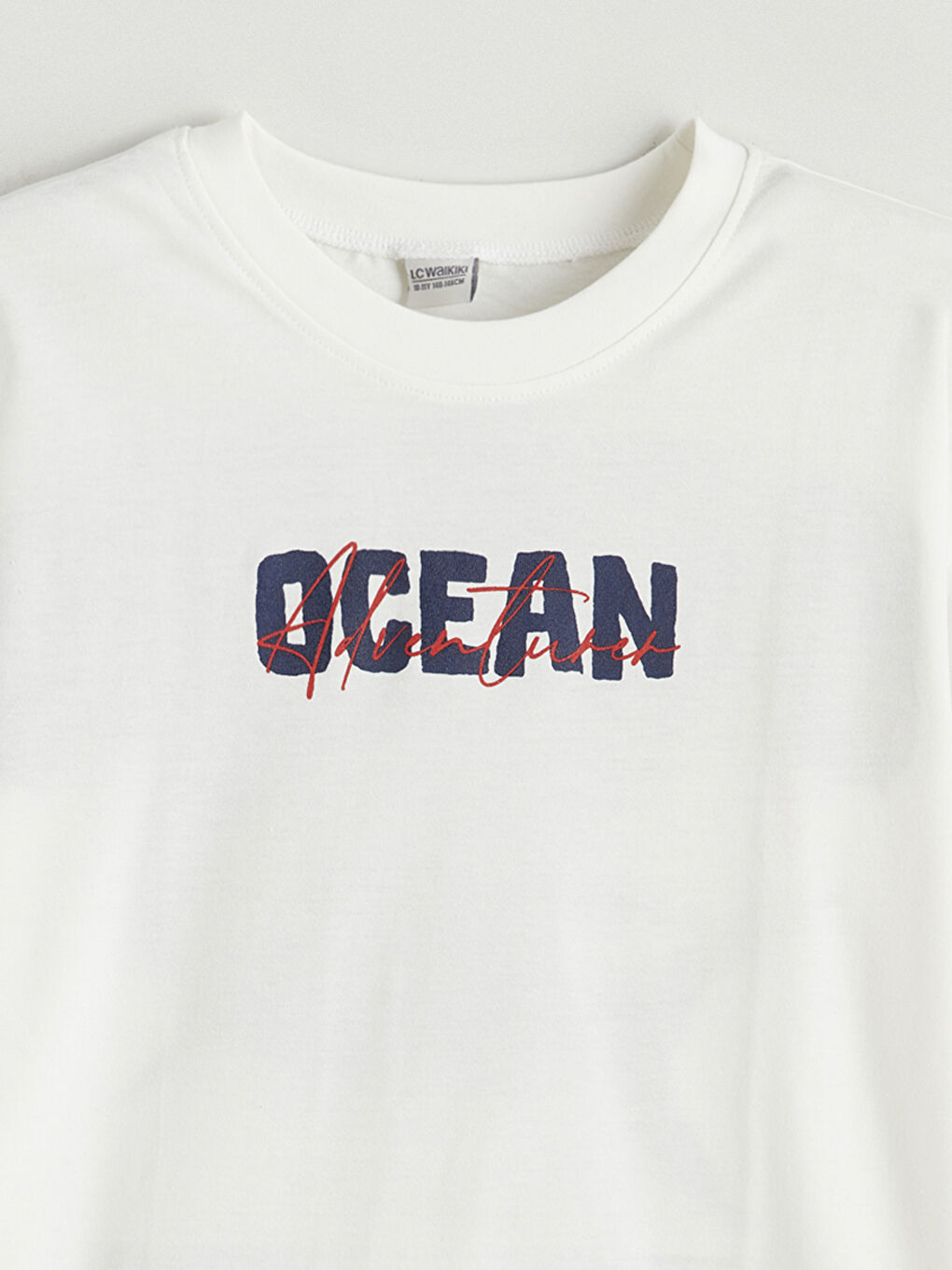Crew Neck Printed Boys' T-Shirt-2