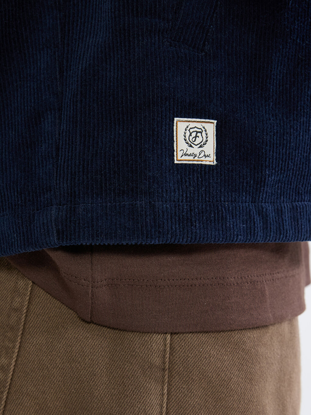 Loose Fit Velvet Men's Shirt Jacket-3