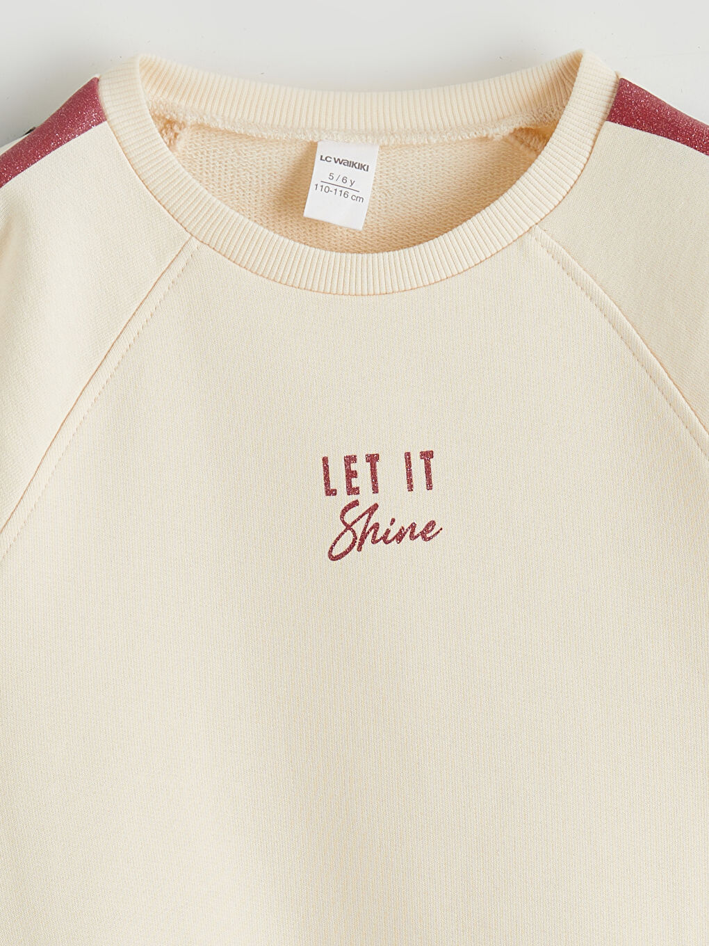 Uzun Kollu Kız Çocuk Sweatshirt-1