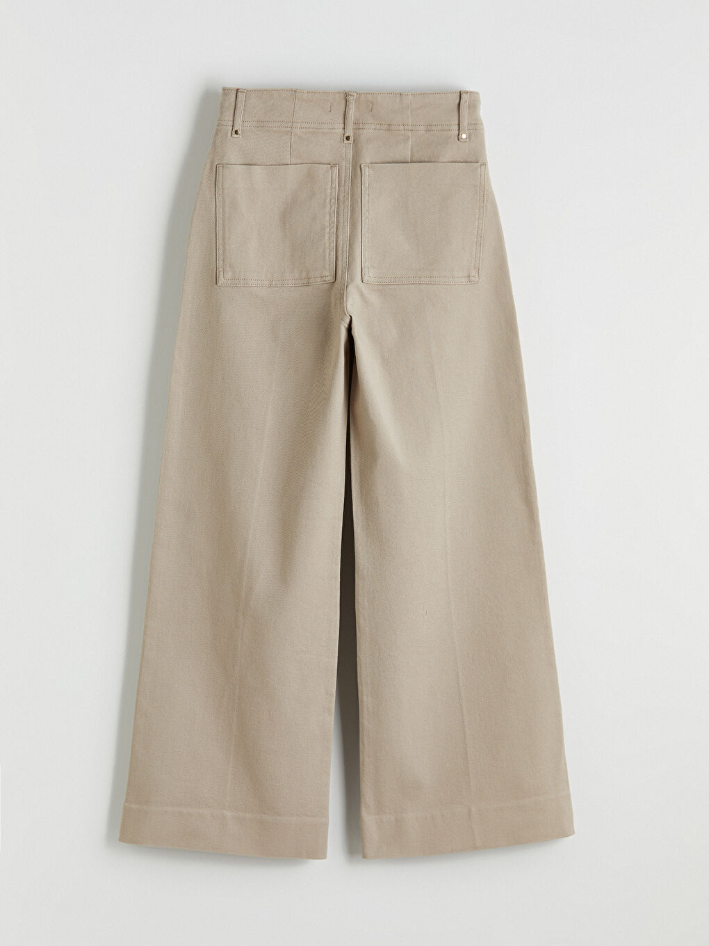 Женщины Бежевый Джинсы-6