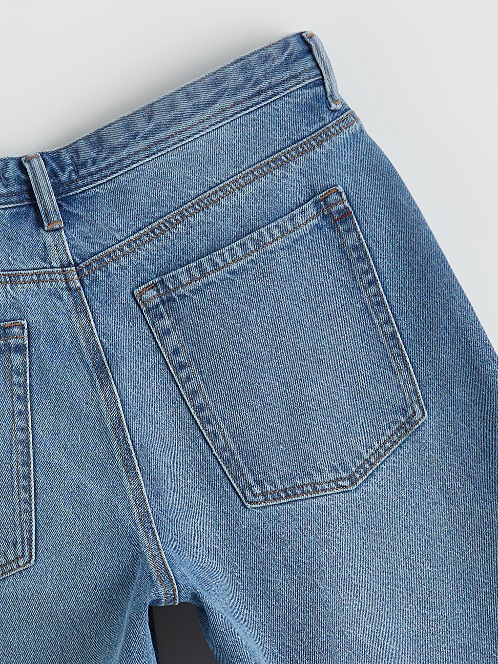 İndigo Baggy Fit Erkek Jean Pantolon-5