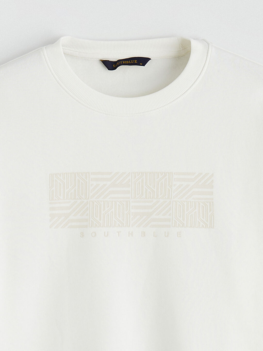 Men's Crew Neck Printed Heavy Sweatshirt-5