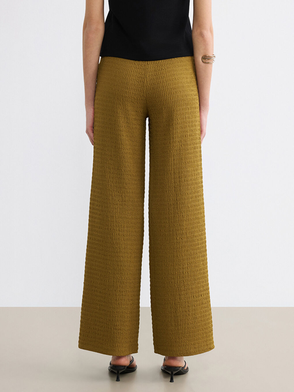 Žena ZELENA Hlače-3