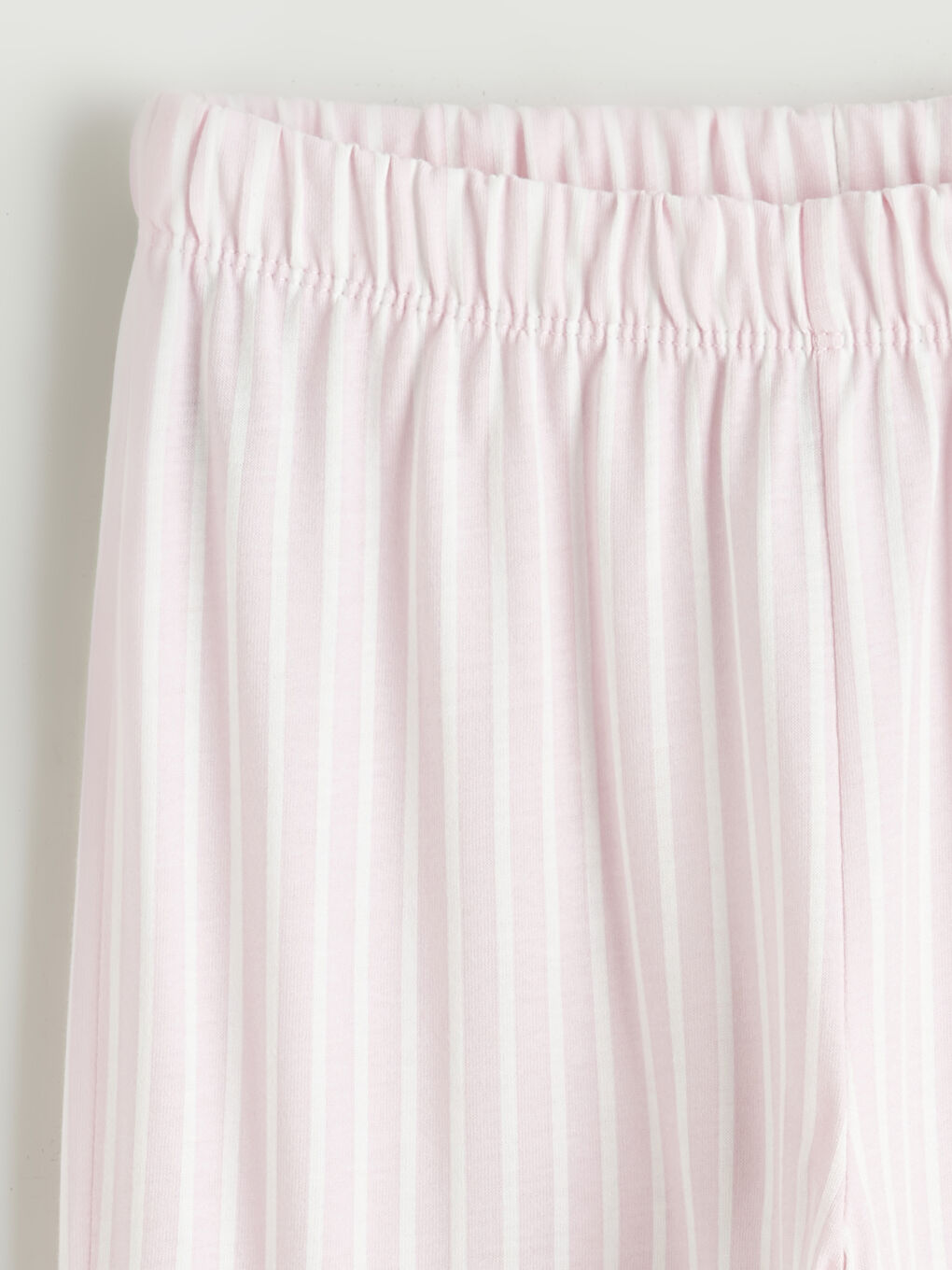 Beyaz Gömlek Yaka Kız Çocuk Pijama Takımı-5