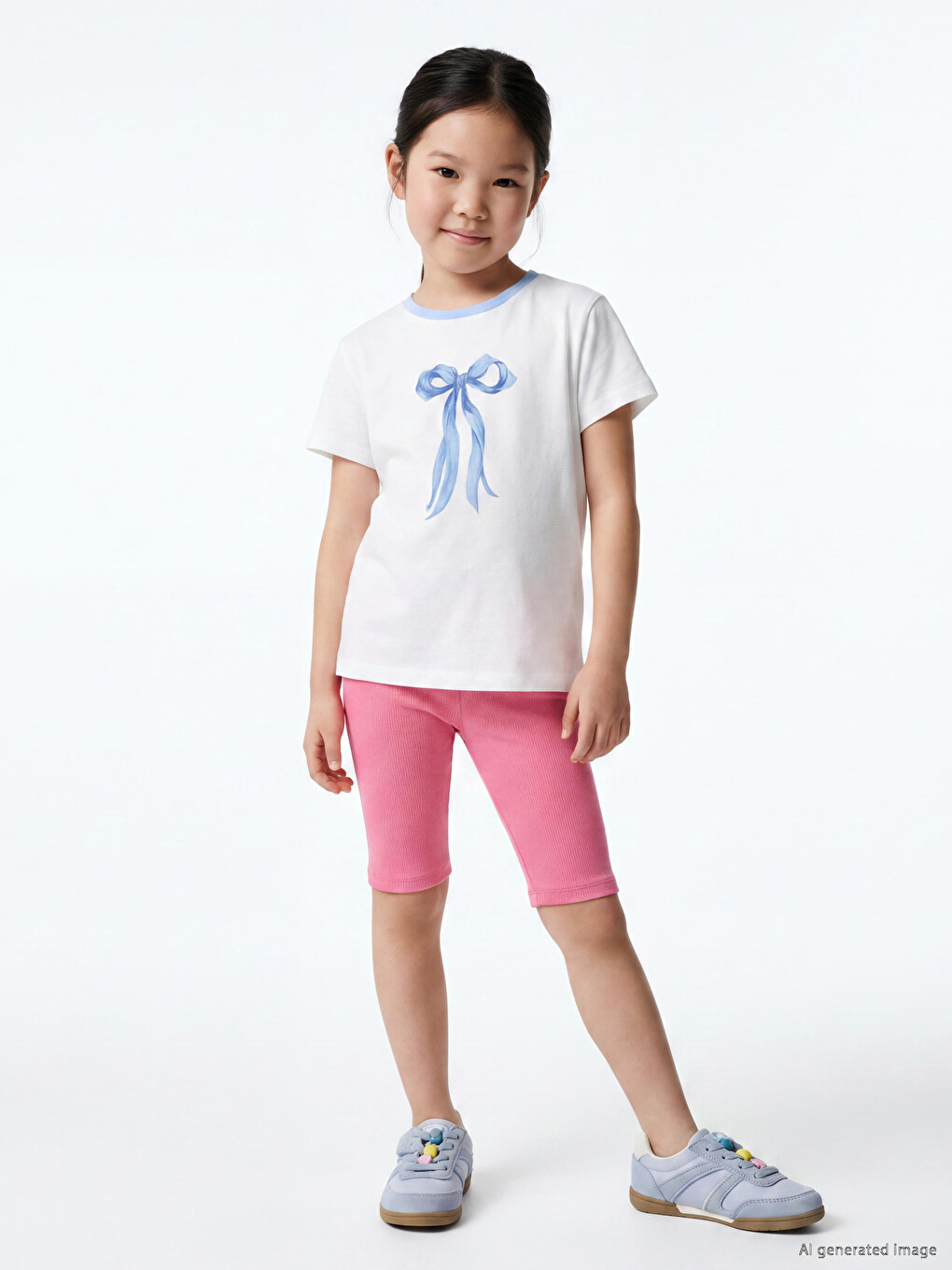Ribbed Girls' Leggings 2 Pack-1