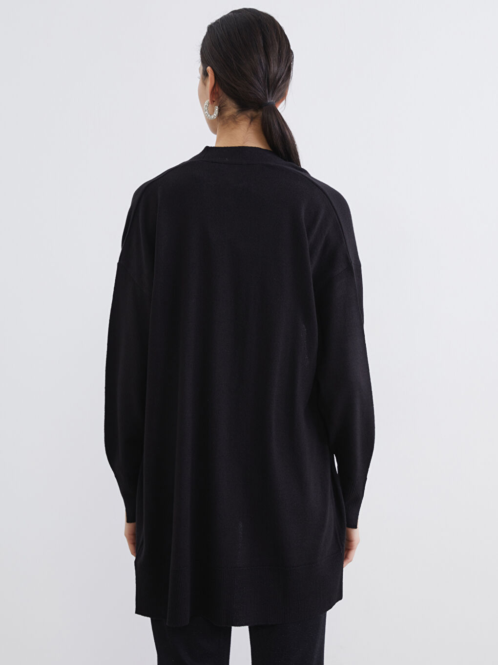 Shawl Collar Women's Knitwear Cardigan-3