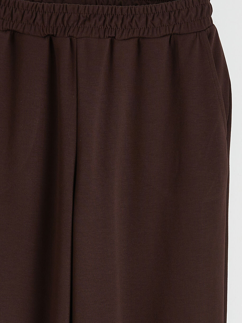 Kahverengi Soft Touch Kadın Jogger Eşofman Altı-1