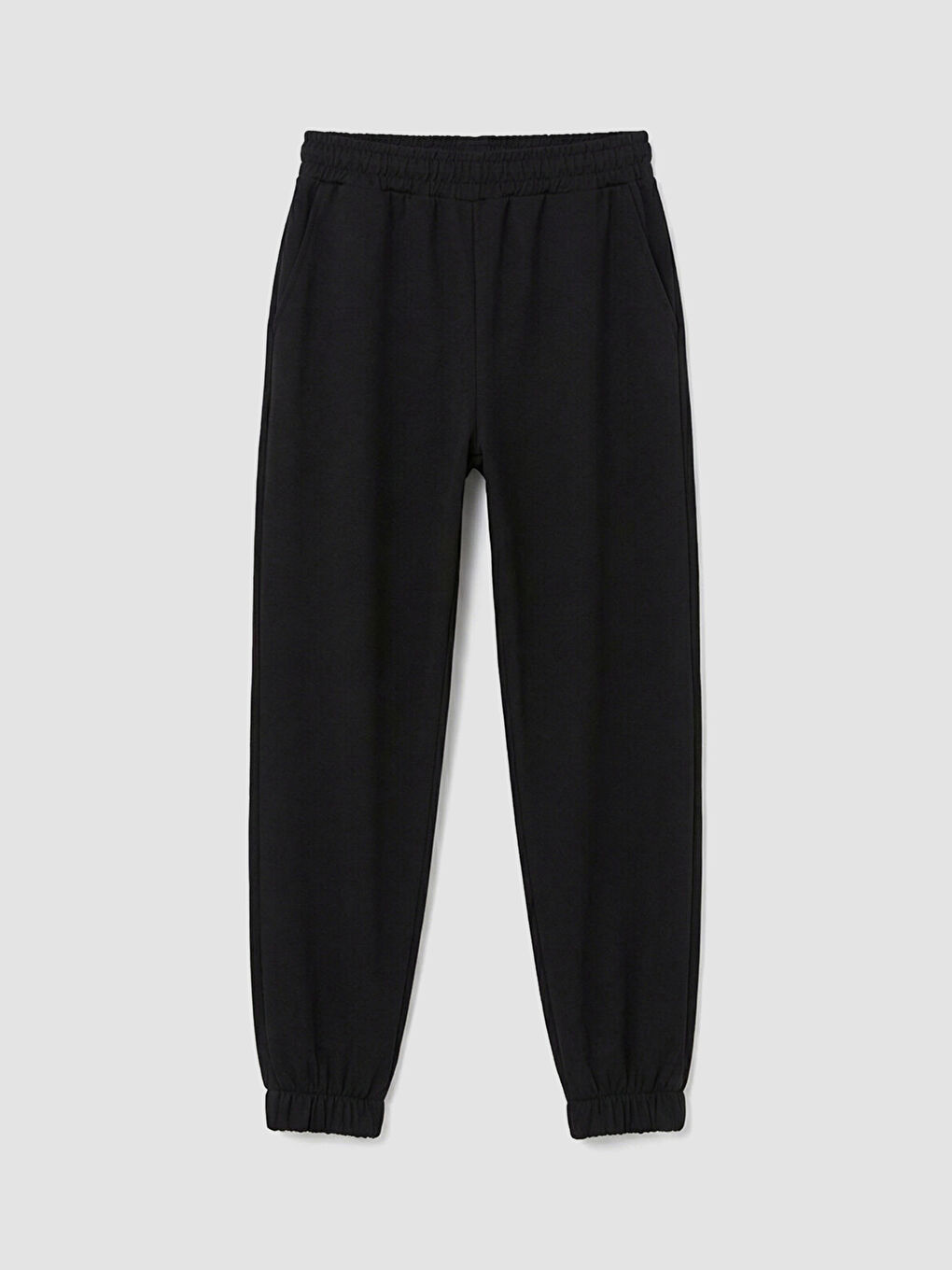 Siyah Soft Touch Kadın Jogger Eşofman Altı