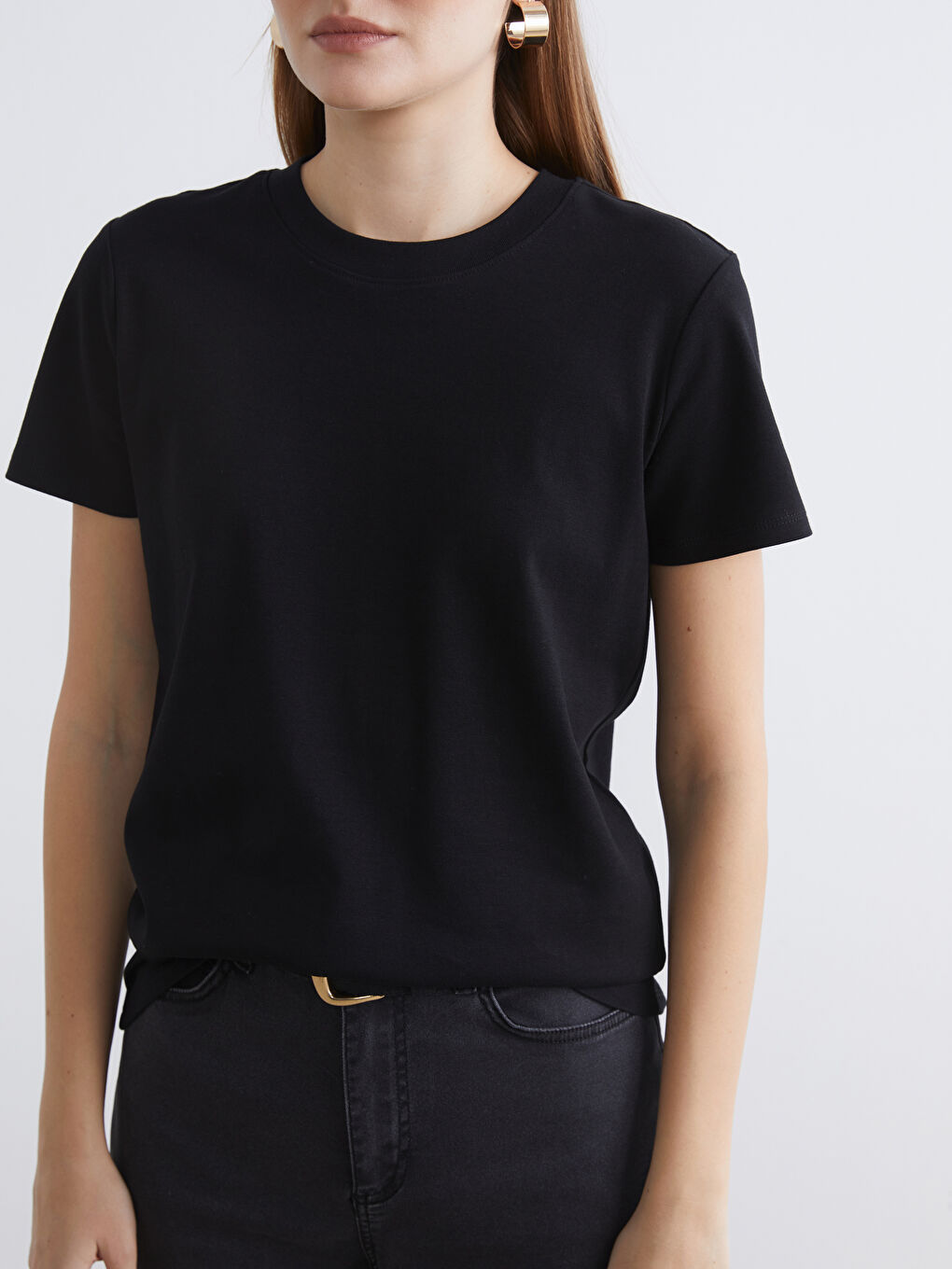 Crew Neck Women's T-Shirt-2