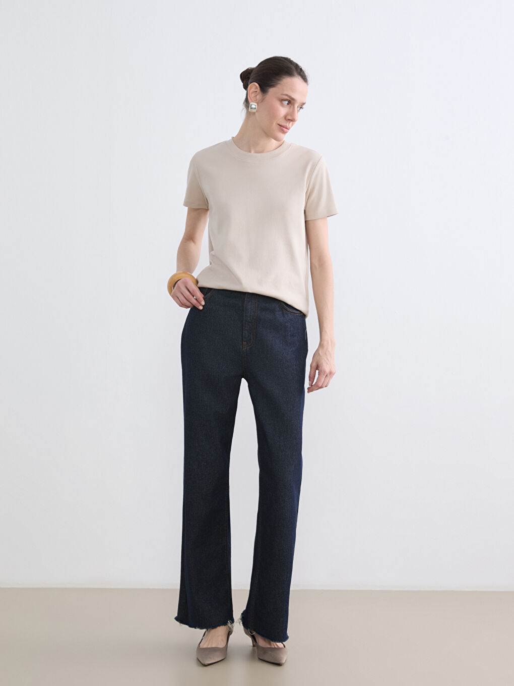 Crew Neck Women's T-Shirt-1