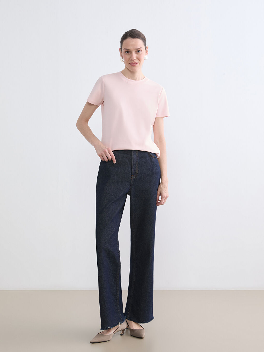 Crew Neck Women's T-Shirt-1