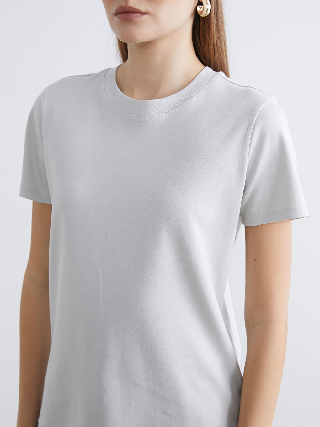 Crew Neck Women's T-Shirt-2