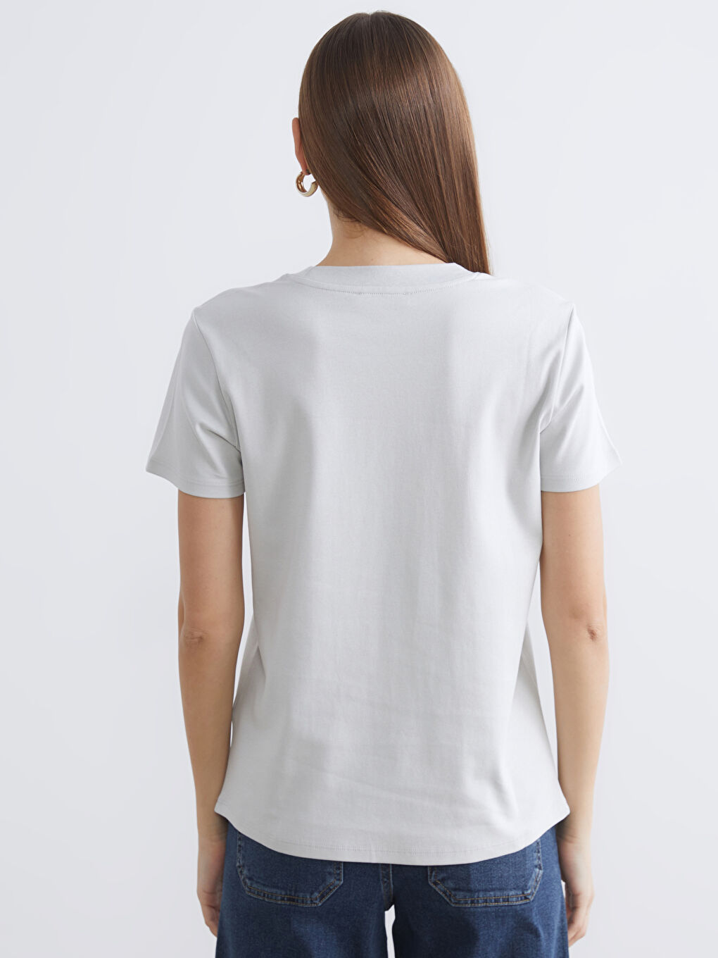 Crew Neck Women's T-Shirt-3