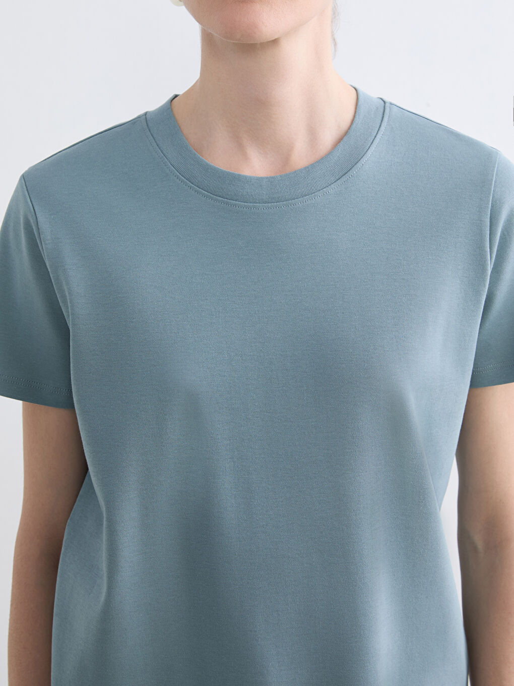 Crew Neck Women's T-Shirt-2