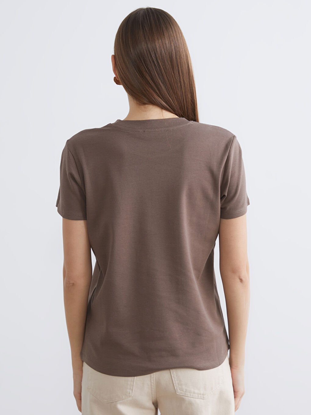 Crew Neck Women's T-Shirt-3