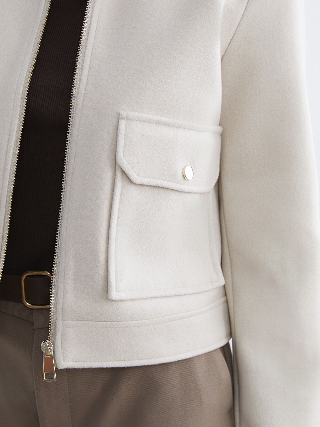 Shirt Collar Women's Cachet Jacket-2