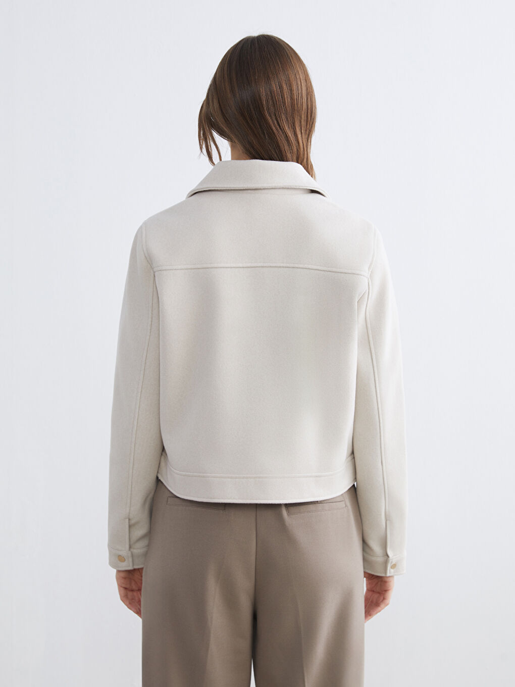 Shirt Collar Women's Cachet Jacket-4