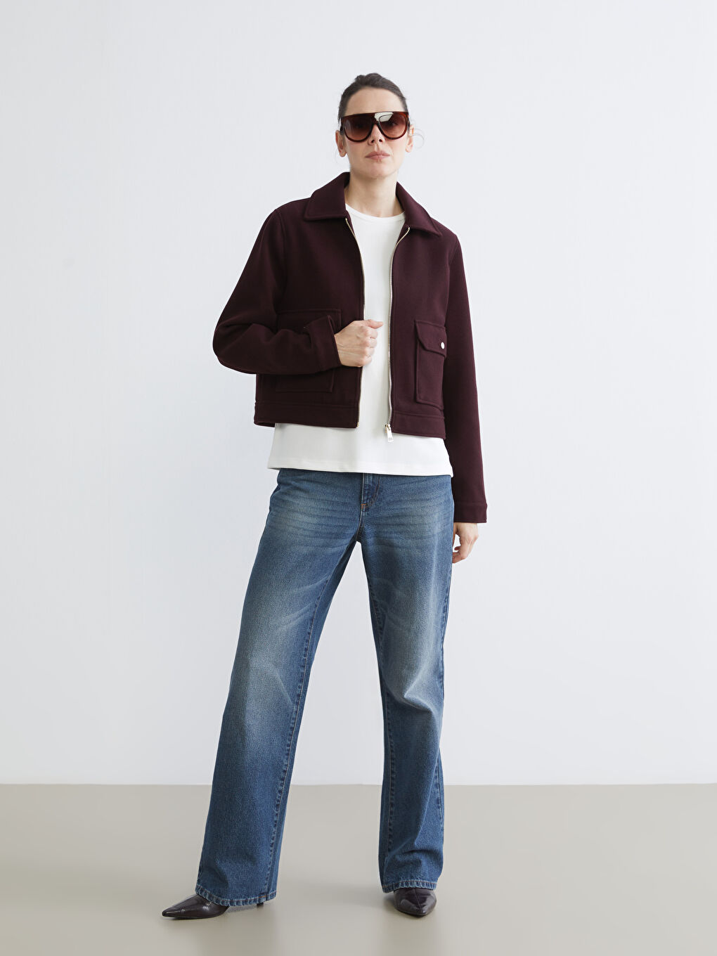 Shirt Collar Women's Cachet Jacket-1