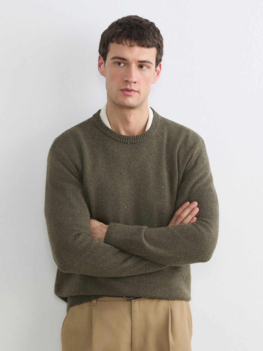 Men's Crew Neck Knit Sweater