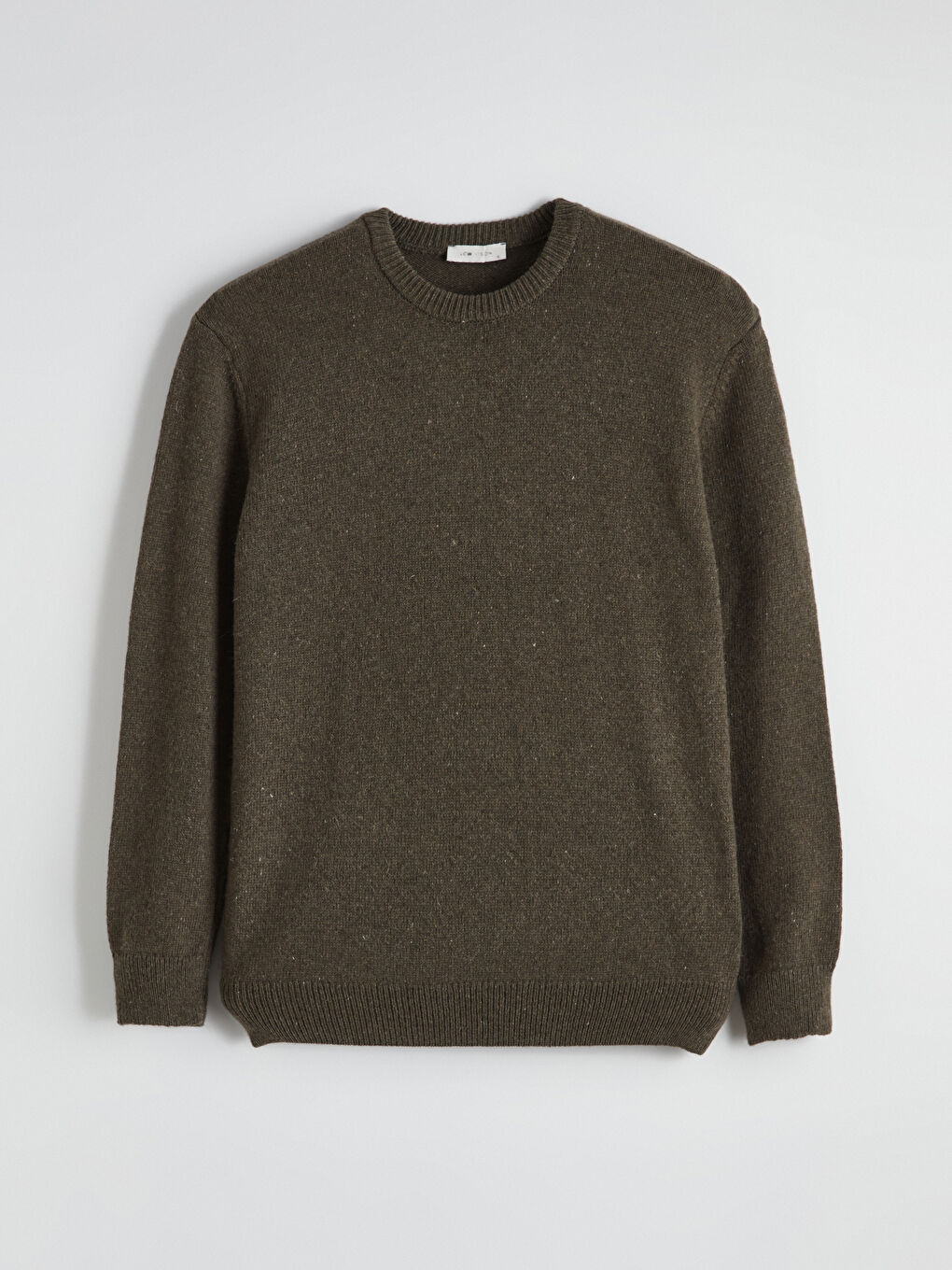 Haki Bisiklet Yaka Erkek Triko Kazak