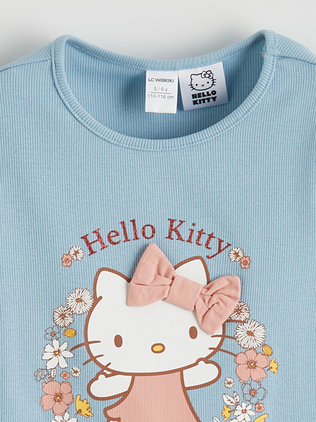 Hello Kitty majica sa printom i komplet helanki za devojčice-2