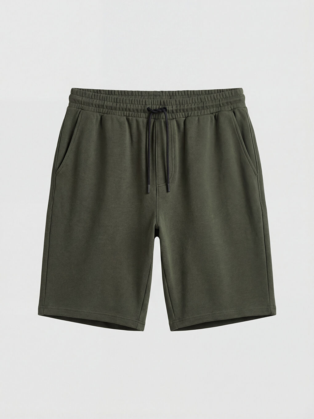 Haki Standart Kalıp Erkek Şort