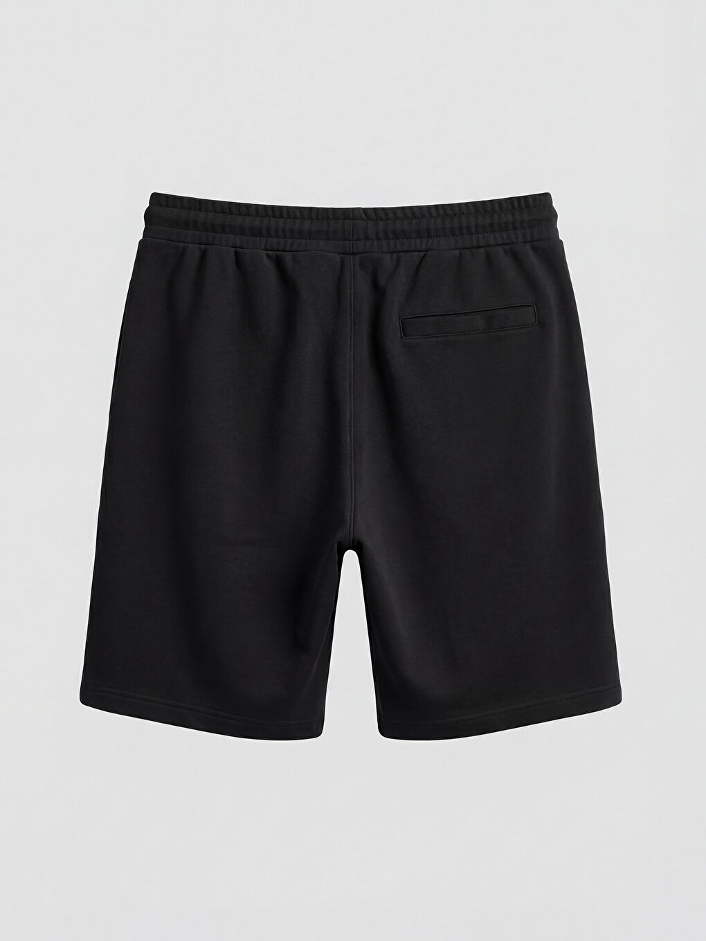 Siyah Standart Kalıp Erkek Şort-1