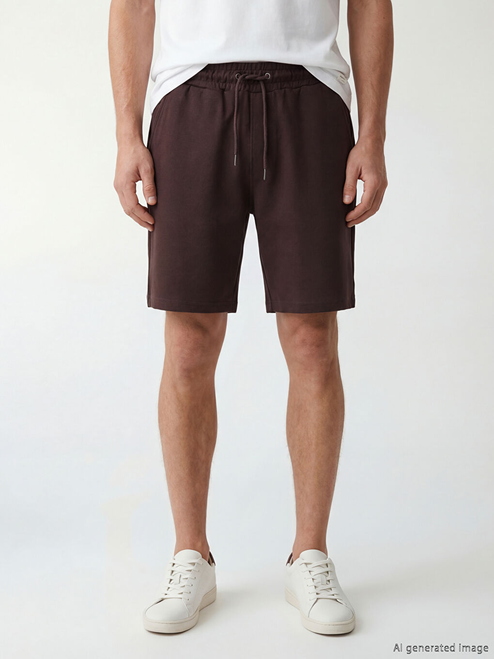 Mürdüm Standart Kalıp Erkek Şort-1