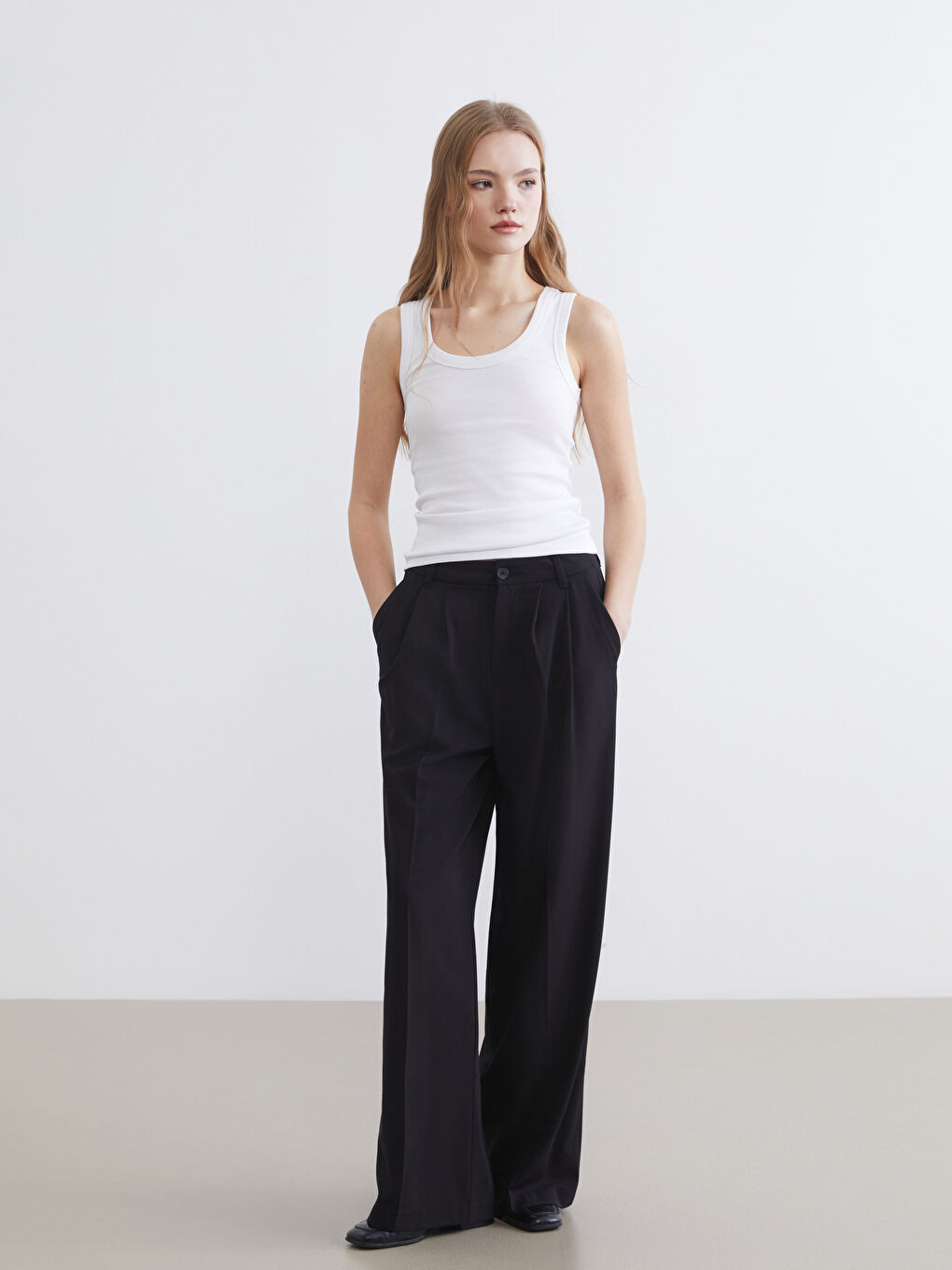 Woman WHITE Tank Top-1